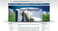 Desktop Screenshot of havenwoodbaptist.org