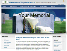 Tablet Screenshot of havenwoodbaptist.org